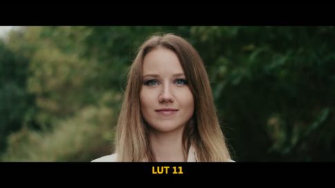 Пример работы LUT из набора Slog3 кино-LUT для видео Cinematic Tones