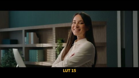 Кадр видео после цветокоррекции LUT для slog3 вариант 8