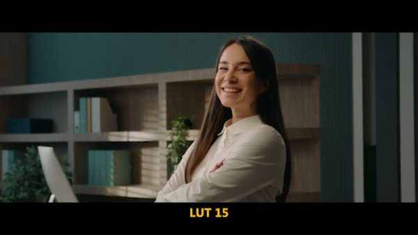 Кадр видео после цветокоррекции LUT для slog3 вариант 8