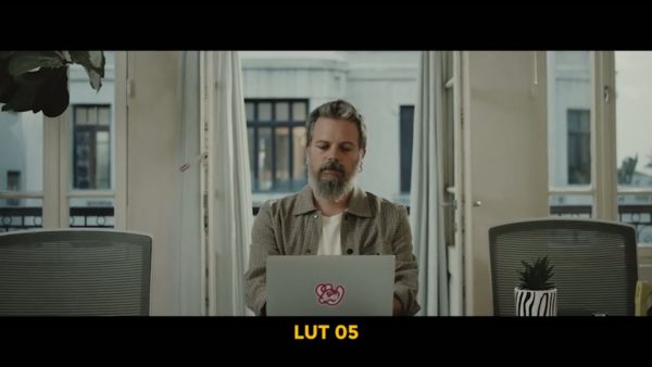 Кадр видео после цветокоррекции LUT для slog3 вариант 8