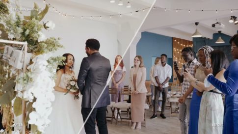 Кадр видео после цветокоррекции LUT для свадьба вариант 4