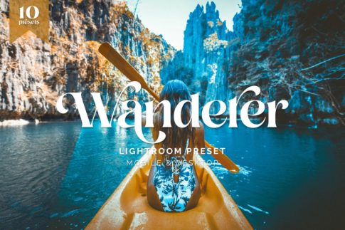 Обложка набора пресетов Wanderer Calm Cool Tone TW для Lightroom
