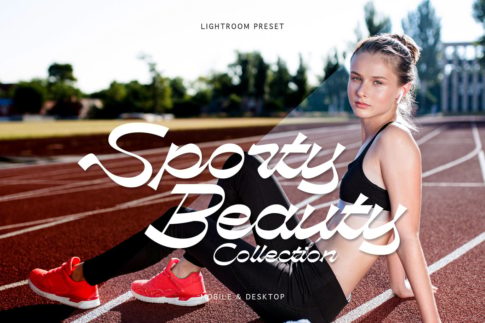 Обложка набора пресетов Sporty Beauty Collection для Lightroom