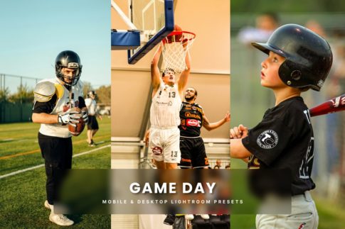 Обложка набора пресетов Game Day для Lightroom