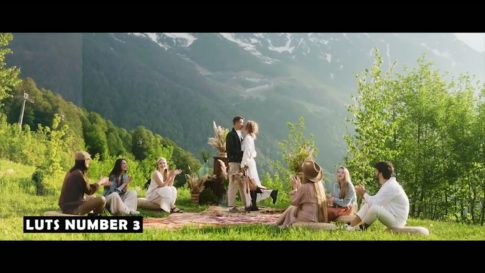 Пример работы LUT из набора Свадебные LUT для выездной церемонии и банкета Wedding