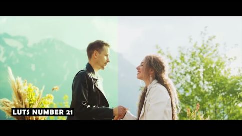 Кадр видео после цветокоррекции LUT для свадьба вариант 6