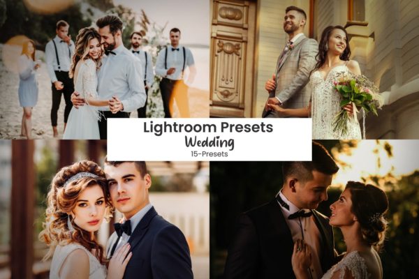 Обложка набора пресетов Wedding для Lightroom