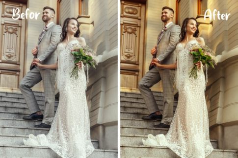 Пример обработки фото пресетом Wedding в Lightroom, кадр 4