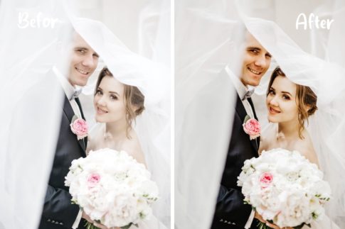 Пример обработки фото пресетом Wedding в Lightroom, кадр 9