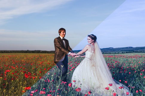 Пример обработки фото пресетом Timeless Wedding в Lightroom, кадр 3