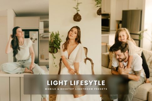 Обложка набора пресетов Light Lifestyle для Lightroom