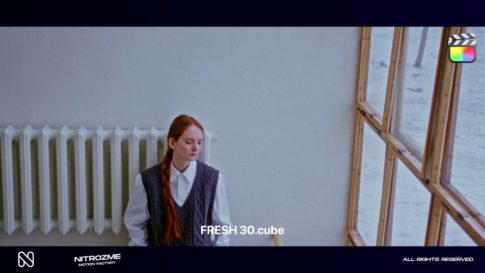 Кадр видео после цветокоррекции LUT для кино вариант 3