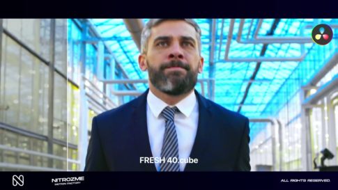 Кадр видео после цветокоррекции LUT для свежие вариант 5