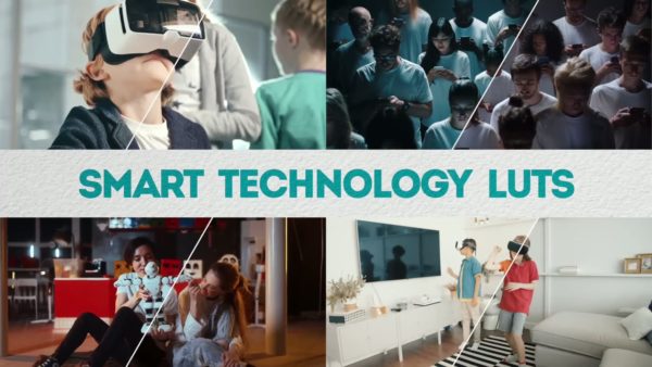 Постер набора Технологичные LUT для современного видео Modern Tech