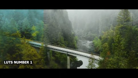 Постер набора Тёмно-зелёные LUT для дрона и пейзажа Dark Green Drone