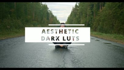 Постер набора Тёмные атмосферные LUT для видео Aesthetic Dark