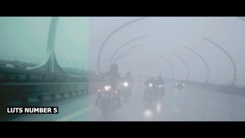Кадр видео после цветокоррекции LUT для тёмные вариант 4