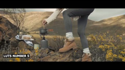 Кадр видео после цветокоррекции LUT для природа вариант 4