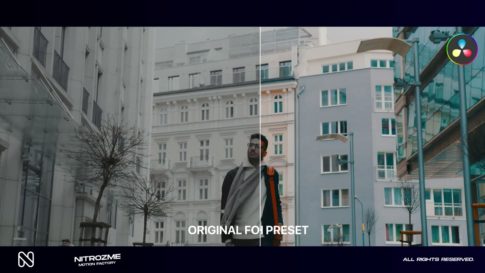 Кадр видео после цветокоррекции LUT для тёплые вариант 7