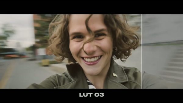 Кадр видео после цветокоррекции LUT для тёплые вариант 6