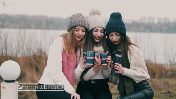 Пример работы LUT из набора Тёплые LUT в стиле кофейни для видео Coffeehouse