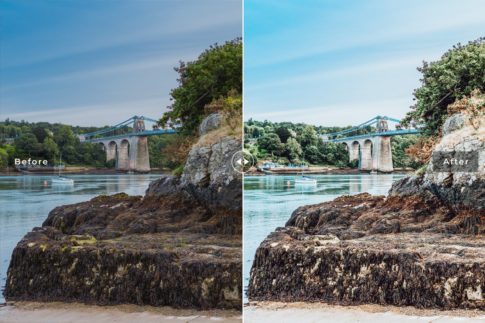 Фотография с цветокоррекцией из набора тёплые пресеты для ярких и атмосферных кадров