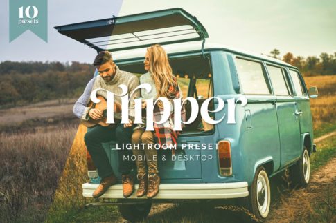 Обложка набора пресетов Tripper Warm Vintage Tone TW для Lightroom