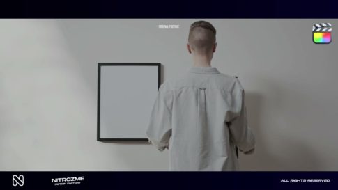 Кадр видео после цветокоррекции LUT для кино вариант 4