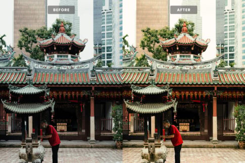 Пример обработки фото пресетом Tokyo Travel в Lightroom, кадр 2
