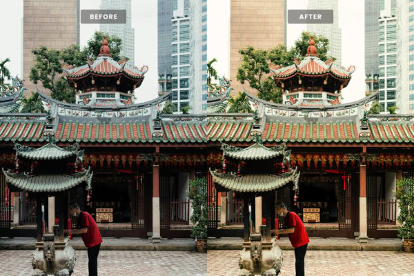 Пример обработки фото пресетом Tokyo Travel в Lightroom, кадр 2