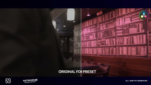 Кадр видео после цветокоррекции LUT для кино вариант 7