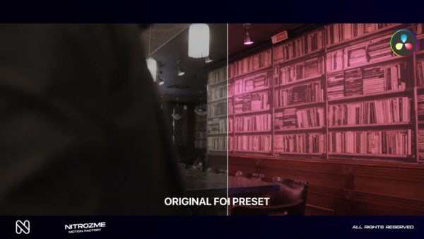 Кадр видео после цветокоррекции LUT для кино вариант 7