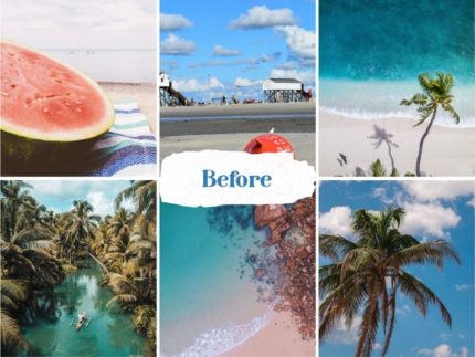 Пример обработки фото пресетом Tropical в Lightroom, кадр 1