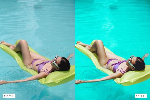 Фотография с цветокоррекцией из набора тропическое кино приключение пресеты