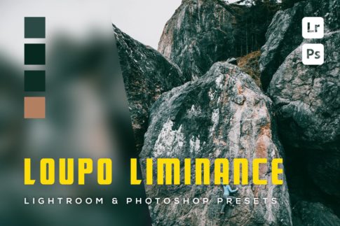 Обложка набора тёмная природа и приглушённый тон пресеты
