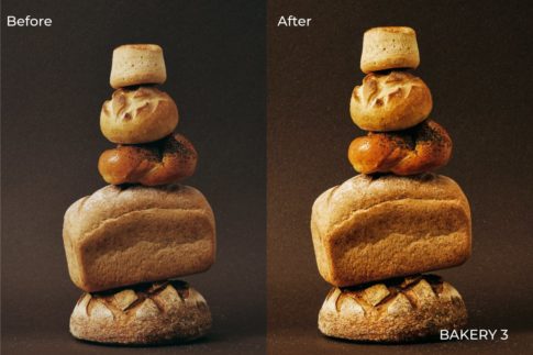 Фотография с цветокоррекцией из набора тёплая выпечка и кофе пресеты