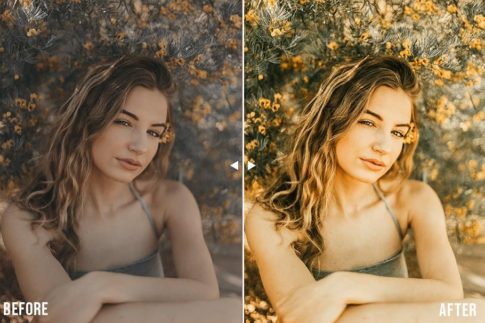 Фотография с цветокоррекцией из набора тёплый воздушный блог пресеты warm