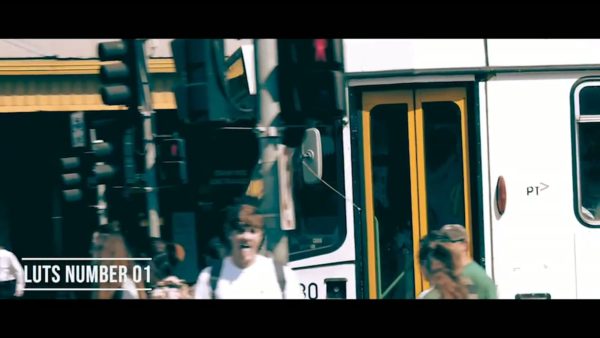 Пример работы LUT из набора Уличные голливудские LUT для видео Street Hollywood