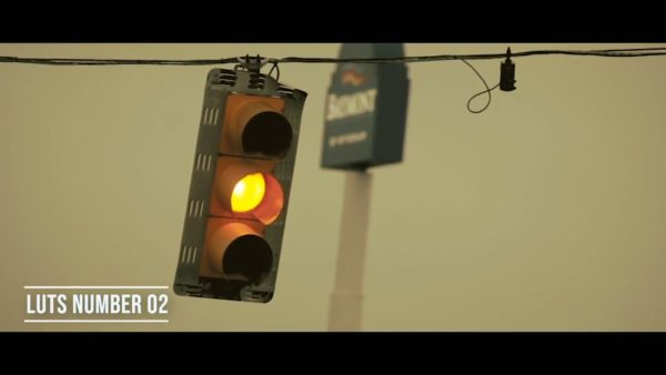 Кадр видео после цветокоррекции LUT для улица вариант 2