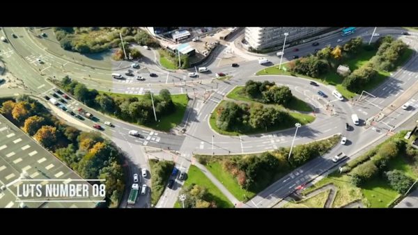 Кадр видео после цветокоррекции LUT для улица вариант 8