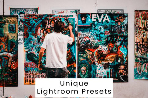 Обложка набора пресетов Unique для Lightroom