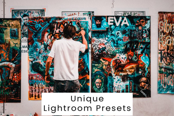 Обложка набора пресетов Unique для Lightroom