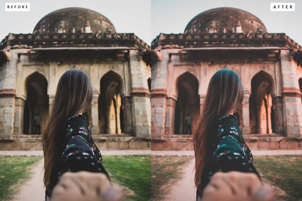 Пример обработки фото пресетом Unique в Lightroom, кадр 2
