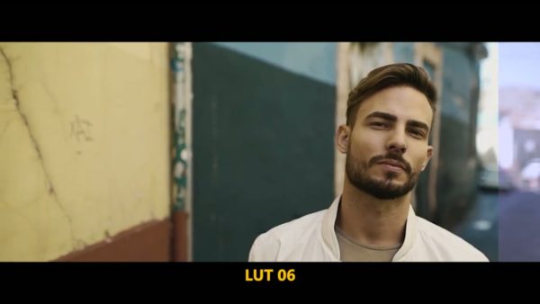 Кадр видео после цветокоррекции LUT для мода вариант 7