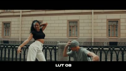 Кадр видео после цветокоррекции LUT для влог вариант 6