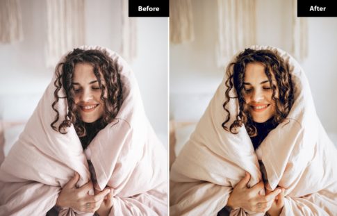Пример обработки фото пресетом Cozy в Lightroom, кадр 2