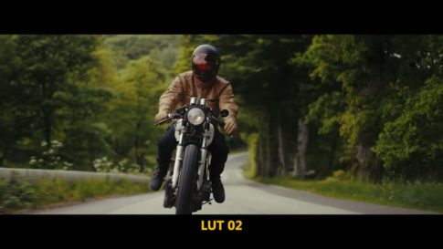 Кадр видео после цветокоррекции LUT для v-log вариант 4