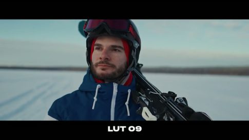 Кадр видео после цветокоррекции LUT для v-log вариант 5