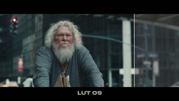 Кадр видео после цветокоррекции LUT для v-log вариант 3