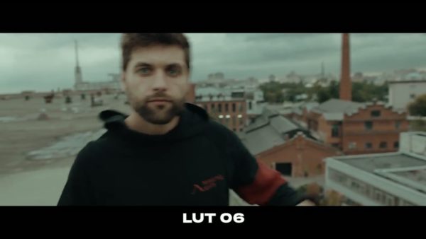 Кадр видео после цветокоррекции LUT для v-log вариант 2